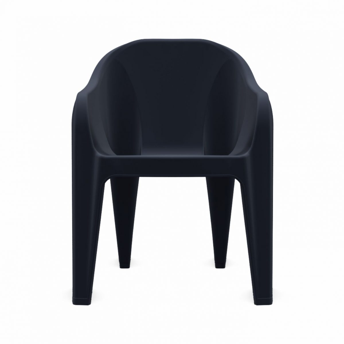 Черный пластиковый стул в Алматы